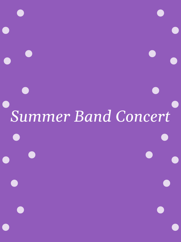 Summer Band Concert Season Opening Night