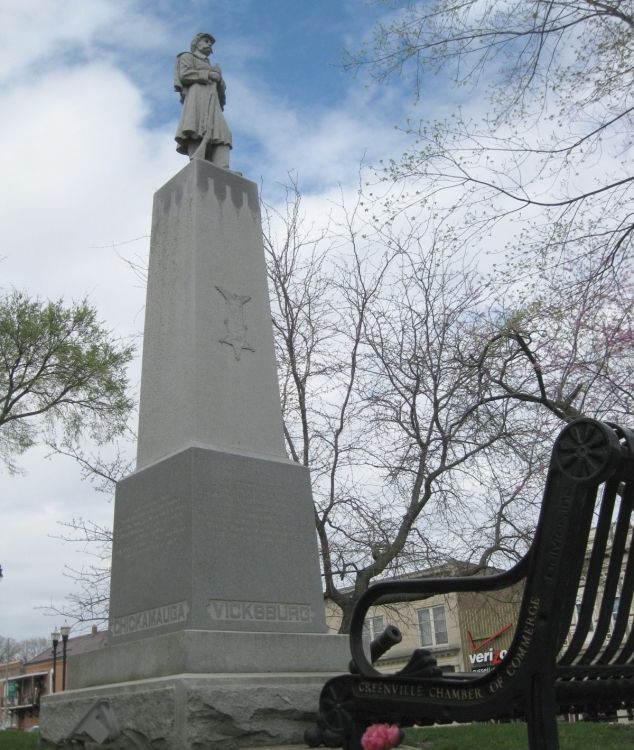 Civil War Monument at the Veterans' Memorial